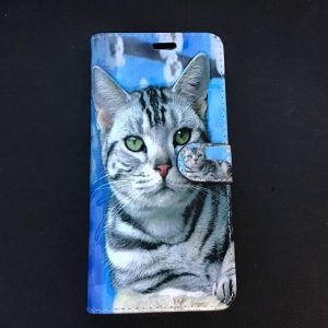 Samsung Galaxy S9 plus - Bookcase - hoesje -  Kat - Poes - Britse Korthaar