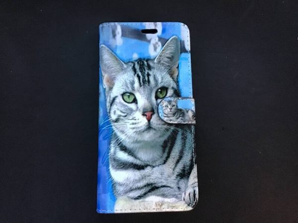 Samsung Galaxy S9 plus - Bookcase - hoesje -  Kat - Poes - Britse Korthaar