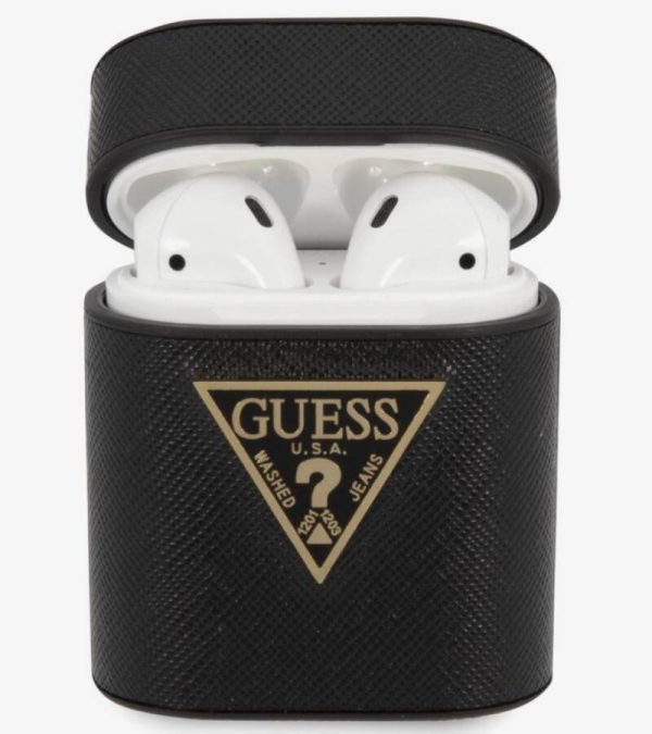 Guess AirPods case ? zwart / AirPods 1