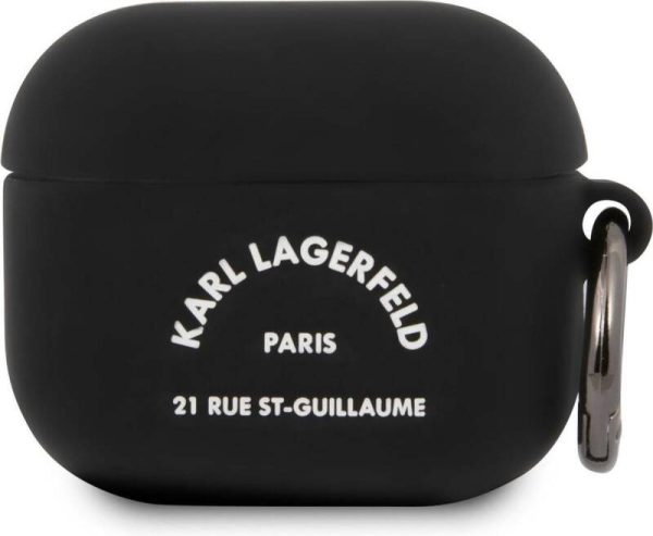 Karl Lagerfeld AirPods case ? zwart / AirPods pro