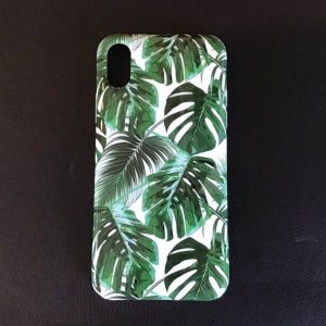 Backcase IPhone X/XS  groen blad