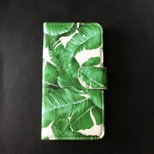 Bookcase -  IPhone X/XS - groen blad