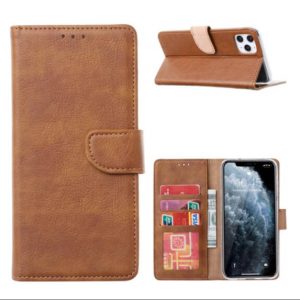 Book case IPhone 11 (6.1) - licht bruin