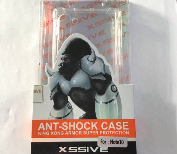 Samsung Note 10 / Antishock case / achterkant