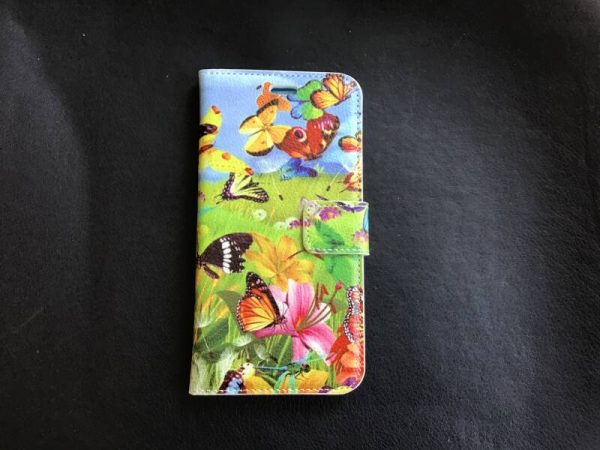 iPhone 7+/8+ - Bookcase - zomer / vlinders