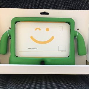 Kinderhoes antishock case met handvaten / iPad mini 1 2 3 4 5 ? Groen