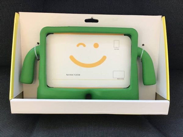 Kinderhoes antishock case met handvaten / iPad mini 1 2 3 4 5 ? Groen