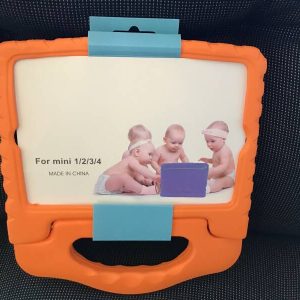 Kinderhoes antishock case met handvat / iPad mini 1 2 3 4 5 ? Oranje