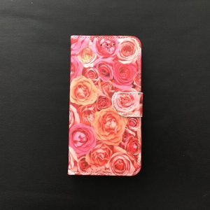 Motorola G6 plus / Bookcase roze bloemen ? Motorola G6 plus/G6+