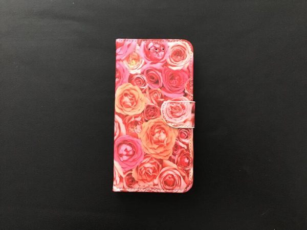 Motorola G6 plus / Bookcase roze bloemen ? Motorola G6 plus/G6+