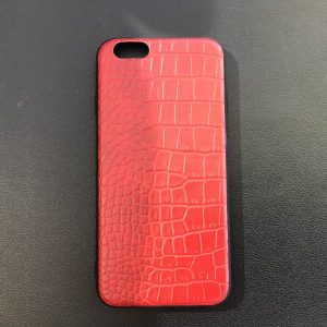 iPhone / Backcase lederlook slangenprint rood ? Iphone 6/6S