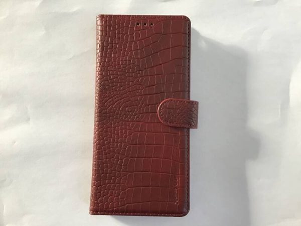 Samsung Note 8  bookcase  / bruin - slangenprint ? Samsung Note 8