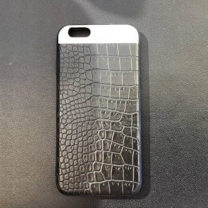 iPhone / Backcase slangenprint-zwart-zilver ? Iphone 6/6S