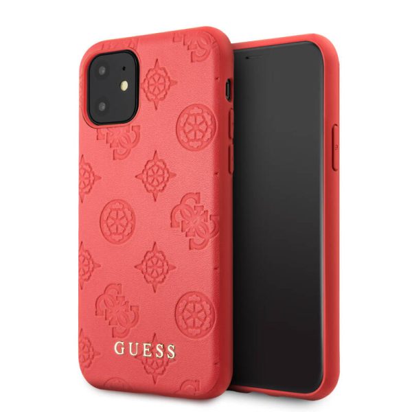 Guess - IPhone 11 Pro Max - backcase - rood met logo ? Rood / Iphone 11 pro max