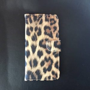 Samsung Galaxy A30 - Bookcase - hoesje -  panterprint - Leopard - bruin