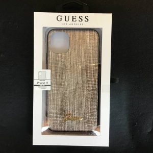 Guess - iPhone 11 - Backcase - goud glitter