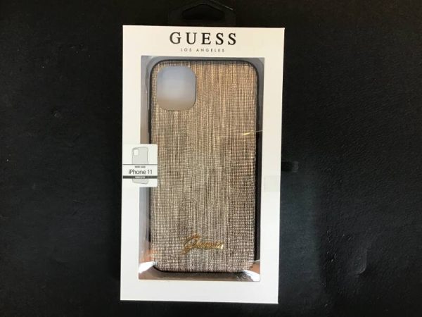 Guess - iPhone 11 - Backcase - goud glitter