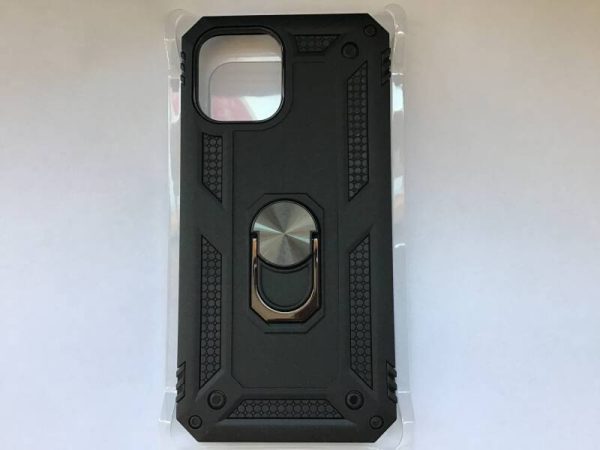 iPhone 12 pro Max / Backcase met magneet - zwart