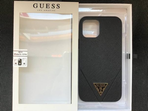 Guess - iPhone 12 / 12 pro  - Backcase - zwart