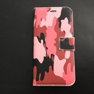 Samsung S7 edge / Bookcase / Wallet / legerprint - roze