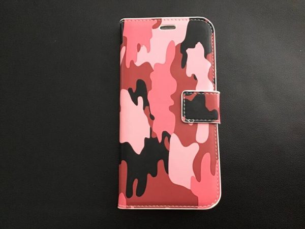 Samsung S7 edge / Bookcase / Wallet / legerprint - roze