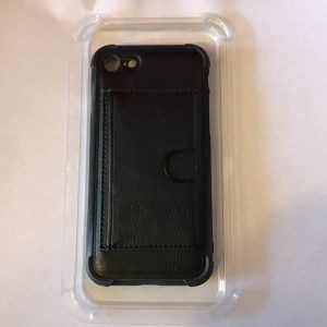 iPhone 7/8 - Backcase met pasvakje / zwart