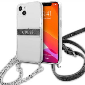 Guess - iPhone 13 - Backcase met ketting/ band - siliconen