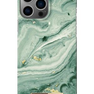 Guess - iPhone 13 Pro Max - Backcase - groen-marmer