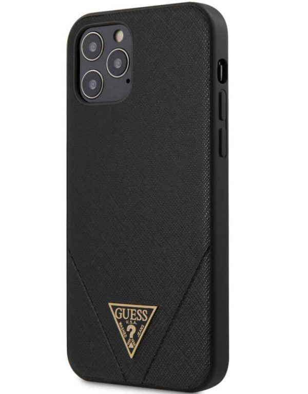 Guess - IPhone 12 / 12 pro - Backcase - zwart