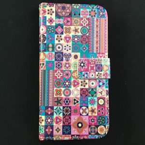 iPhone 7G / 8G - Bookcase - roze /turquoise