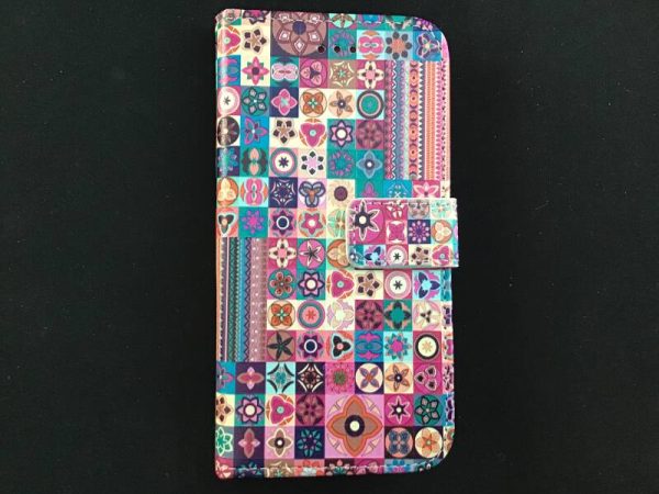 iPhone 7G / 8G - Bookcase - roze /turquoise