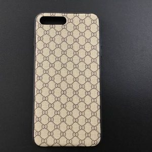 iPhone 7+ of 8+ # Backcase # hoesje # cr?me - print