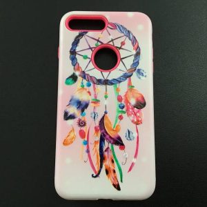 iPhone 7+/8+ # Backcase # hoesje # dromenvanger# roze