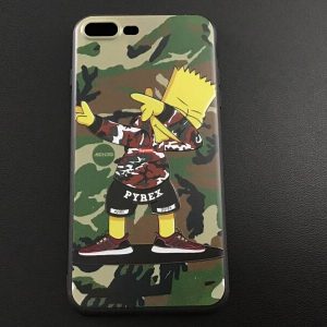 Iphine 7+/8+ # Backcase # hoesje # Simpsons#skateboard