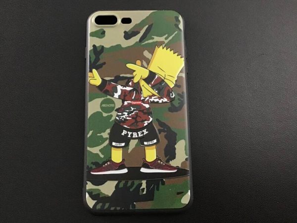 Iphine 7+/8+ # Backcase # hoesje # Simpsons#skateboard