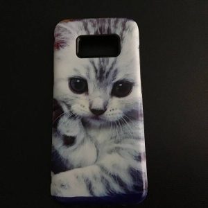 Samsung S8 #backcase #hoesje #kitten #kat #poes