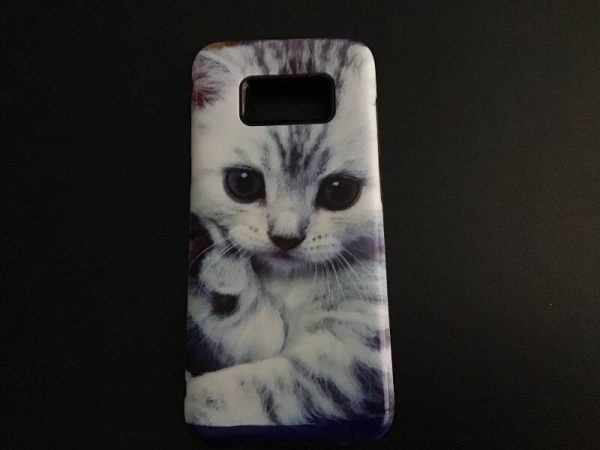 Samsung S8 #backcase #hoesje #kitten #kat #poes