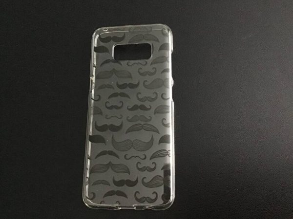 Samsung S8 #backcase #hoesje #snor #moustache