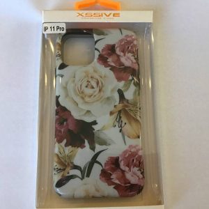 iPhone 11 Pro #backcase #hoesje #roos #roze-wit