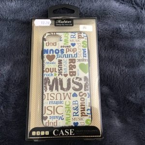 Hoesje case IPhone 7/8 / music print