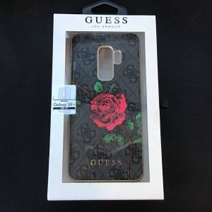 Guess / Backcase / Samsung S9  / hoesje / antraciet rode roos ? Samsung S9