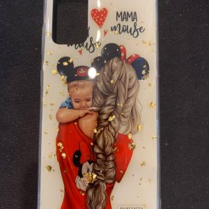 Samsung S20 backcase - TPU - Disney - Mama Mouse # goud # glitter